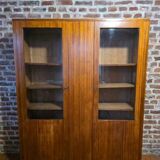 Art Deco mahogany library from the 1930s.