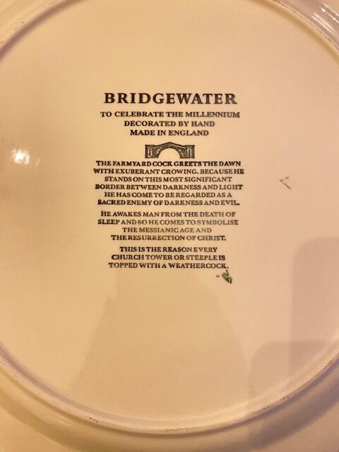Emma Bridgwater Collector's Plate Published for the year 2000