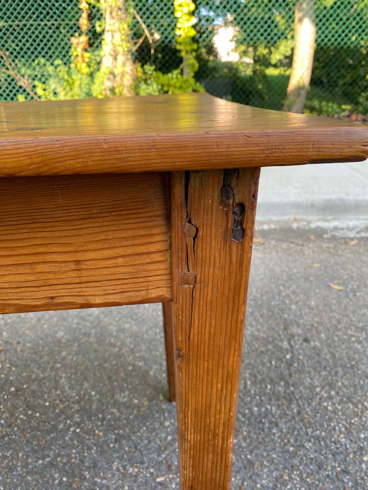 Vintage solid wood office table