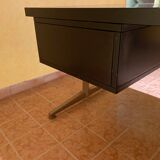 Office abbondinterni mahogany color almost black from the 70s.