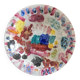 Decorative plate with abstract painting