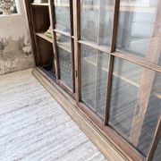 XXL industrial sideboard with glass doors