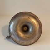 Antique metal hand candlestick – beautiful patina