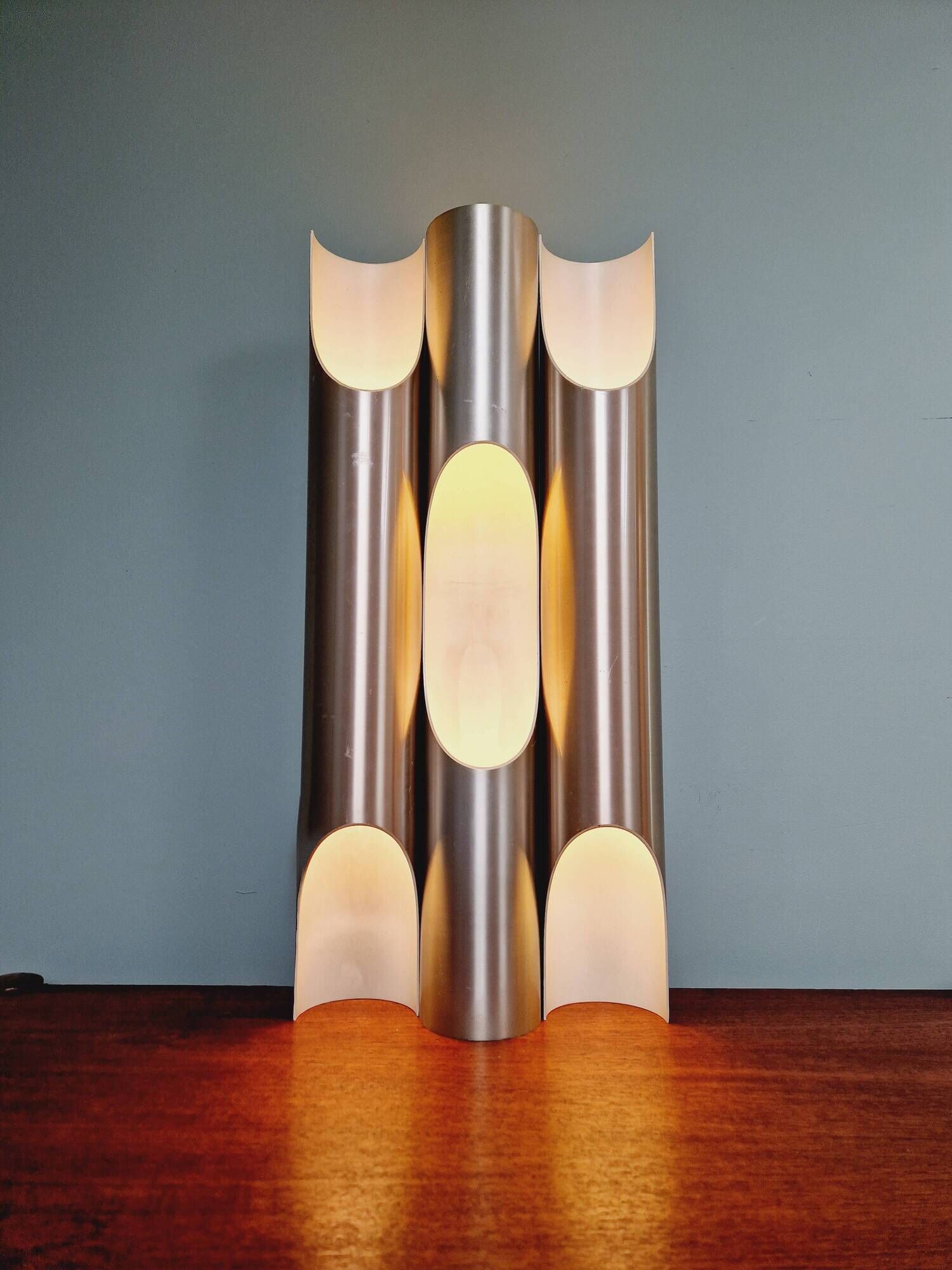 Set of 3 fuga xl wall lights (60cm), raak, 1960s