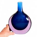 Murano Glass Large Bottle by Flavio Poli for Seguso Vetri D´Arte, Italy, 1960s