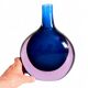Bouteille grande en verre de Murano par Flavio Poli pour Seguso Vetri D'Arte, Italie, années 1960.