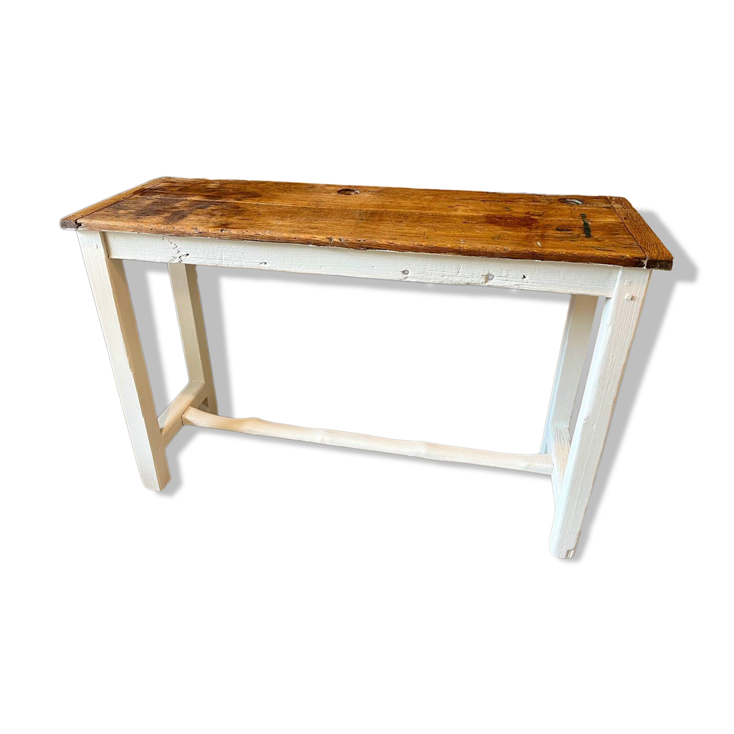 Restored wooden console