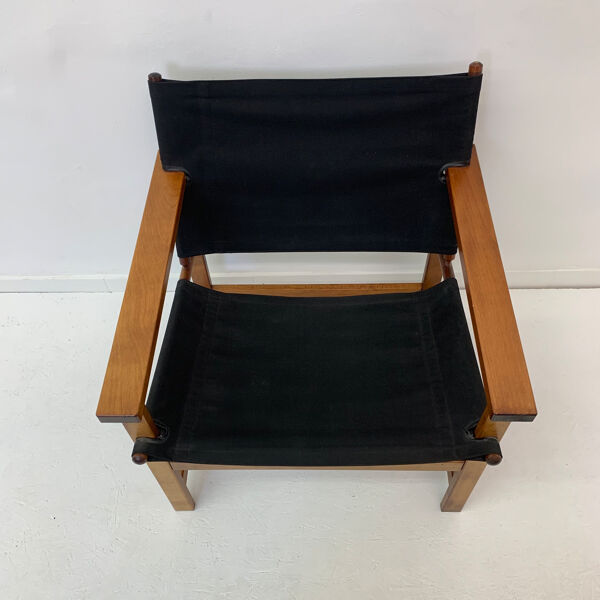 fauteuil Safari Par Hyllinge Møbler Danemark, Années 1970