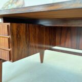 Bureau de direction en palissandre par Illum Wikkelsø, années 1970.