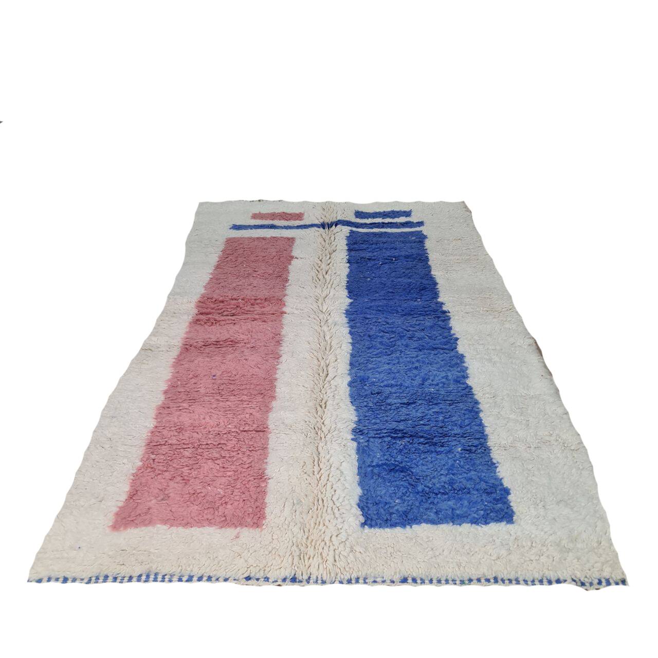 Handmade wool Berber rug 250 X 150 CM