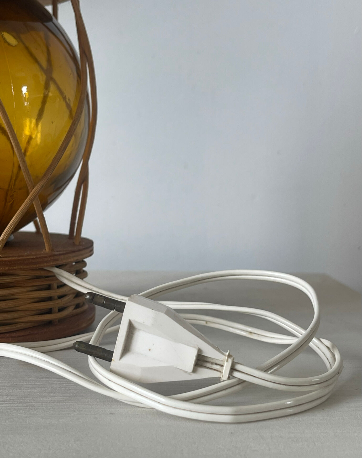 Lampe artisanale 1970