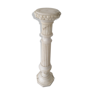 Ancienne colonne marbre, albatre 1950