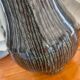 Accolay ceramic vase black gray and blue
