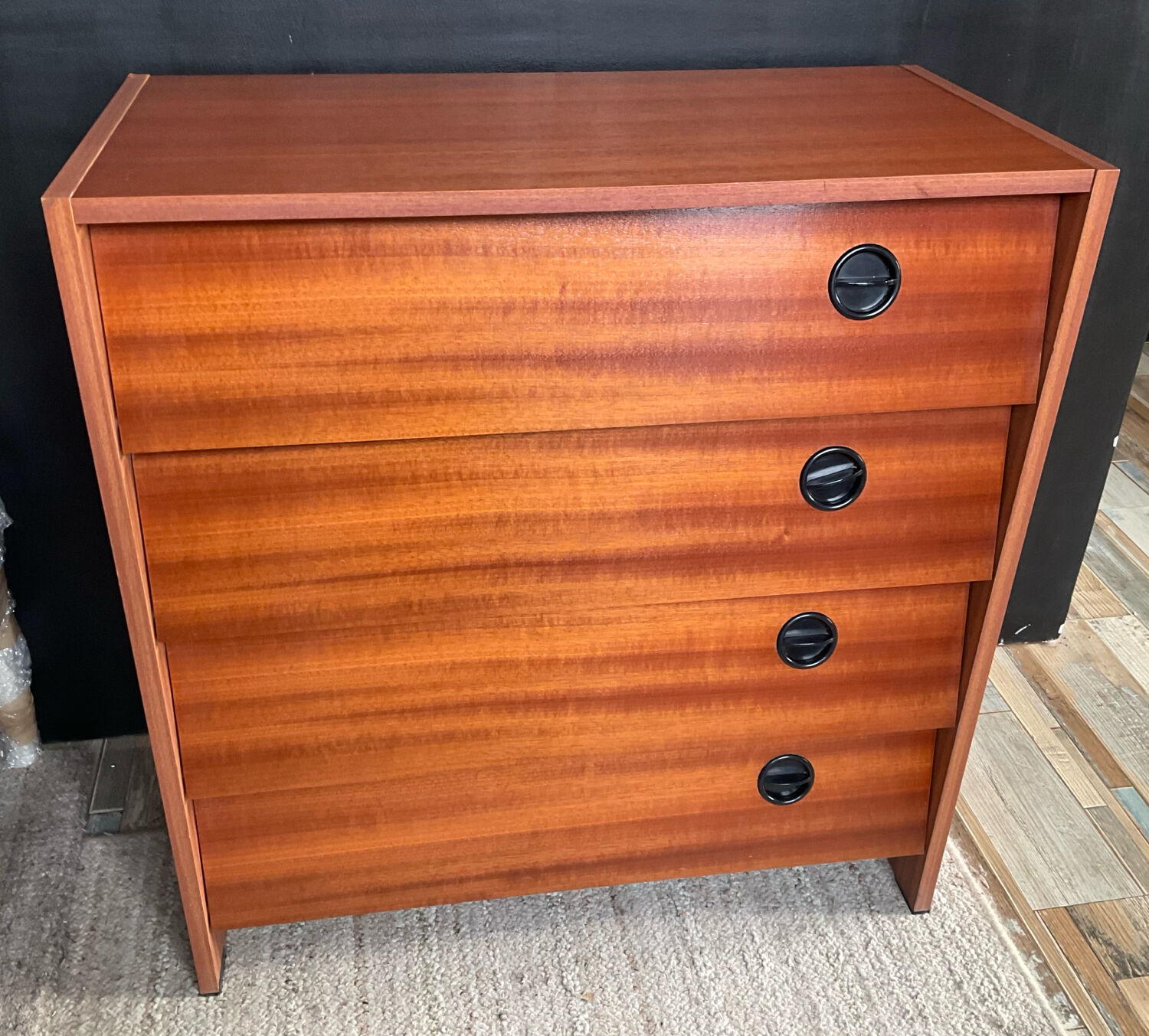 Vintage 1970s shoe cabinet