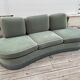 Rounded sofa with fringes