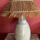 Sandstone lamp signed
