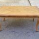 Large Louis XV dining table stripped in solid oak 1960 260cm