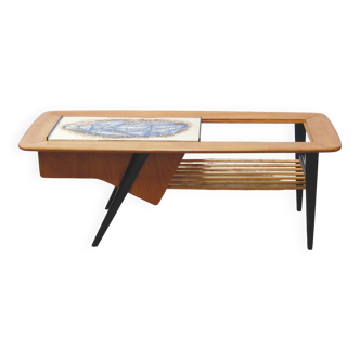 Table basse "bar" modèle 210 d'Alfred Hendrickx pour Belform 1956