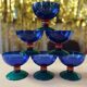 Lot de six coupelles Guzzini vintage italien