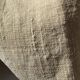 Hemp sheet embroidered MR very old seam central days crossed