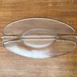 Vintage glass bowl from Holmegaard, 1970s.