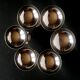 6 ice cream cups Letang Remy stainless steel 18 /10