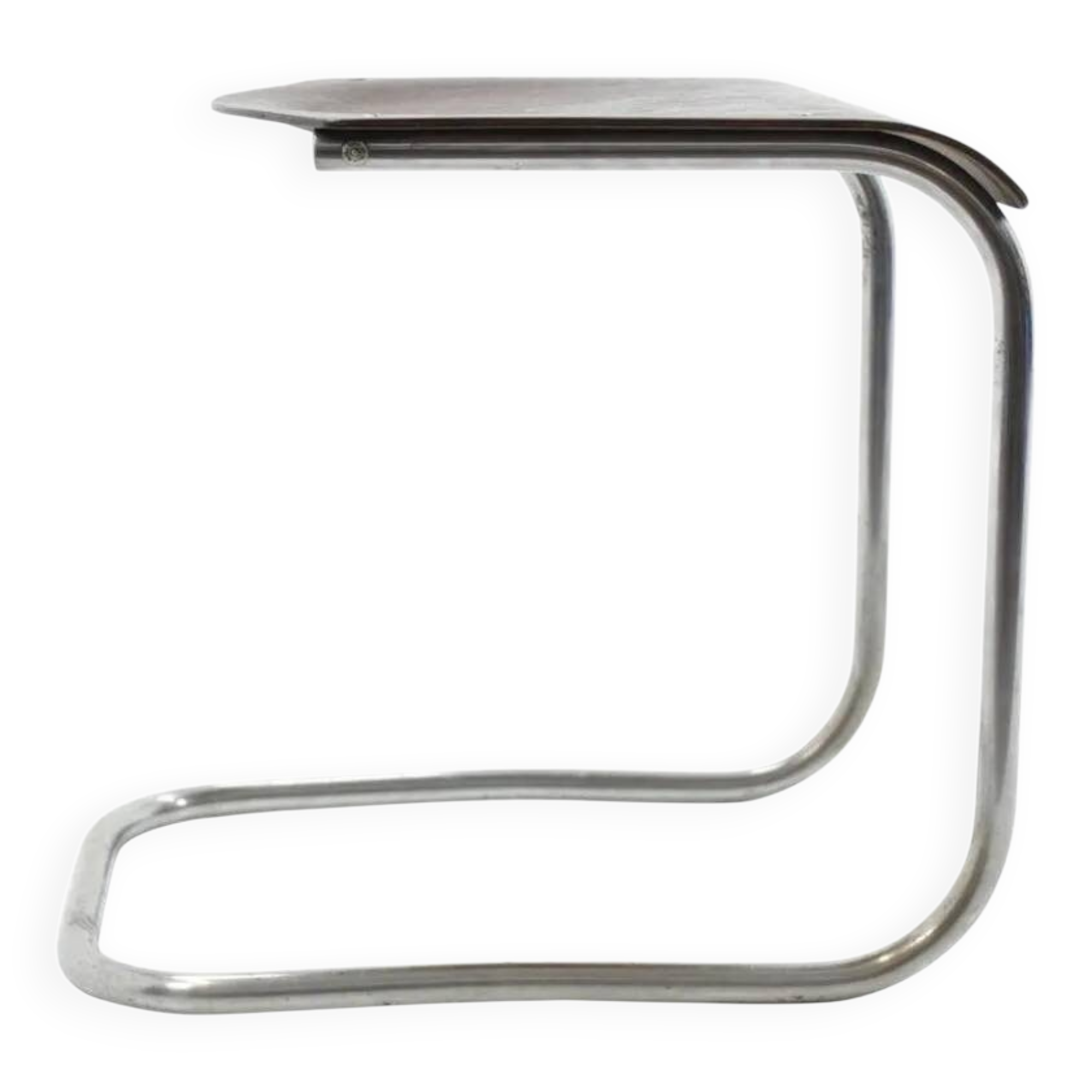 Bauhaus Chrome Mücke & Melder Stool, Mart Stam / Signed, 1930s