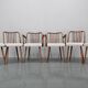 1960s Antonin Suman Set of Six Beech Dining Chairs, Restored
