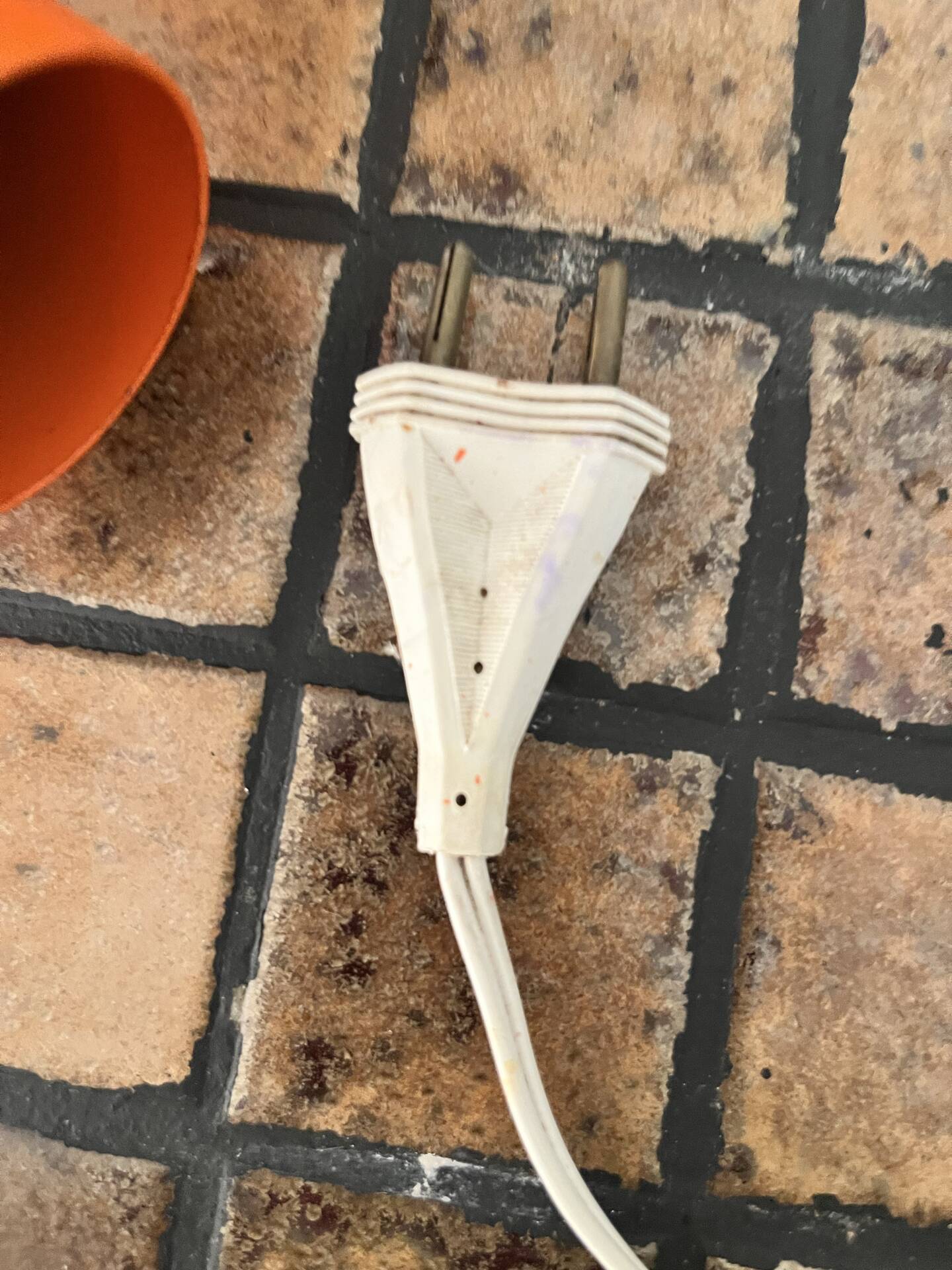Orange spot pin