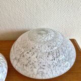 Abats-jours art déco en verre de Clichy