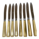 8 knives with Bakelite handles