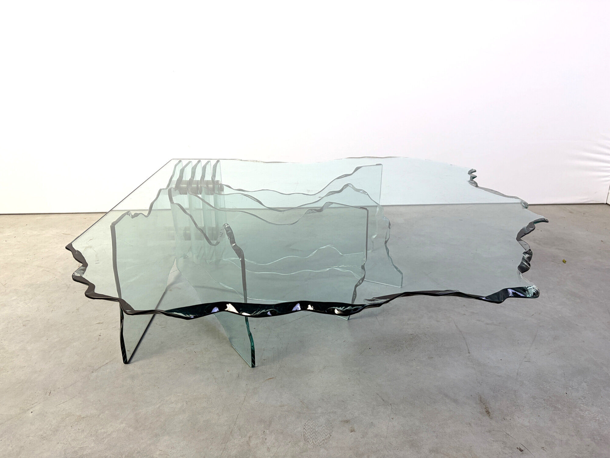 Shell coffee table by Danny Lane, 1980s