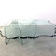 Shell coffee table by Danny Lane, 1980s