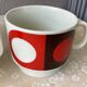 Vintage Weidmann cups at lunch made in Italy