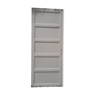 Porte vintage panneautée