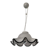 Suspension fleur verre de Murano années 70