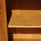 Art Deco buffet in walnut and marble