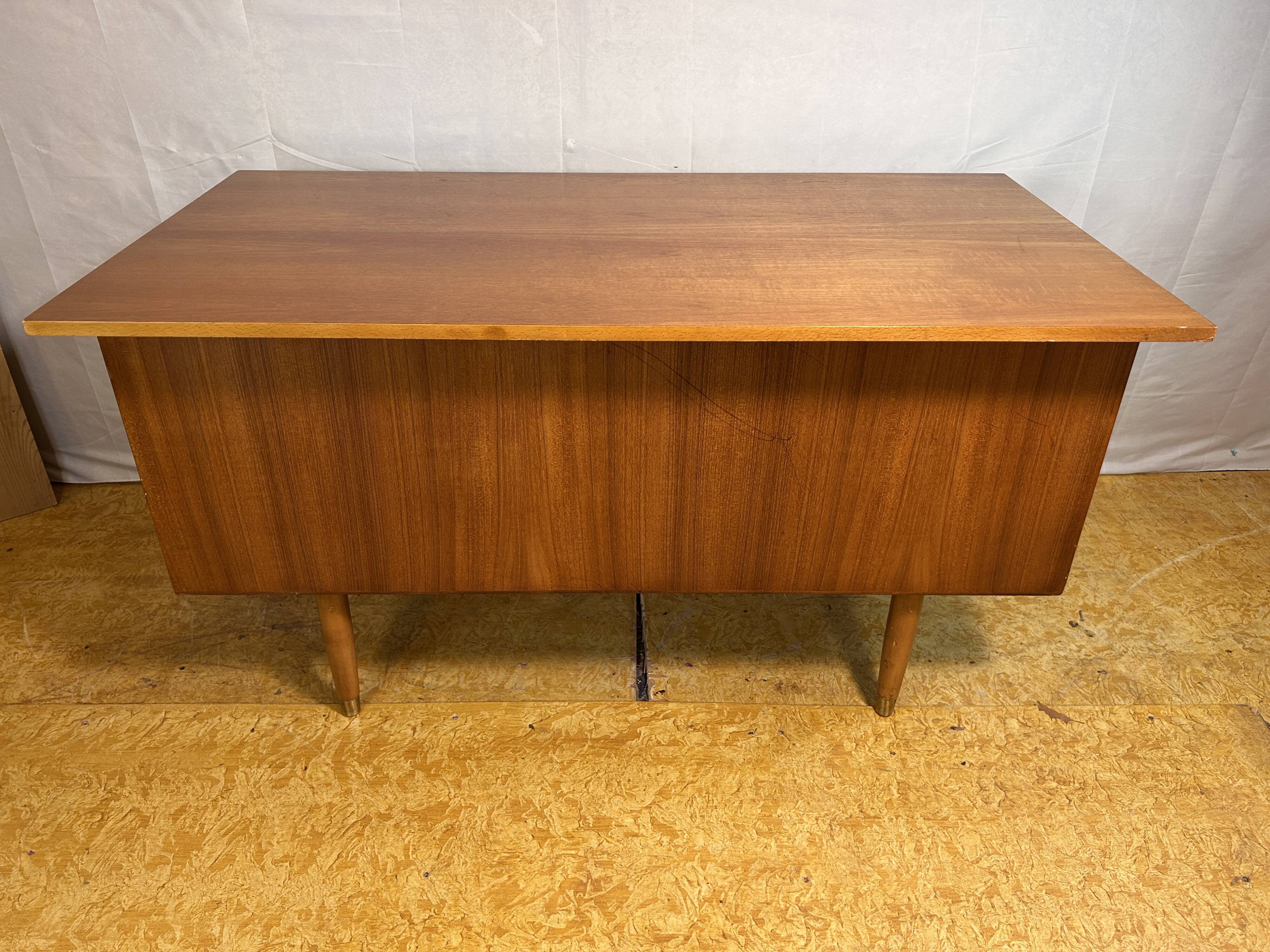 Mid-Century Retro Vintage Teak Desk – 1960s Danish Design