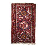 Tapis Antique Karajeh en Laine, Années 1920, Élégance et Tradition