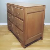 Oak chest of drawers