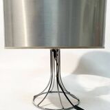 Chromed metal table lamp, 1970 design