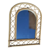 Bamboo arch mirror