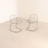 Set of 6 "Sabrina" chairs by Gastone Rinaldi for Rima 70's