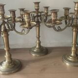 Antique gilt bronze candlestick circa 1900