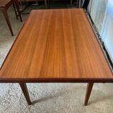 Scandinavian extendable teak table 147/191/235x88cm vintage an60