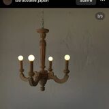 Lustre bois doré XIXème