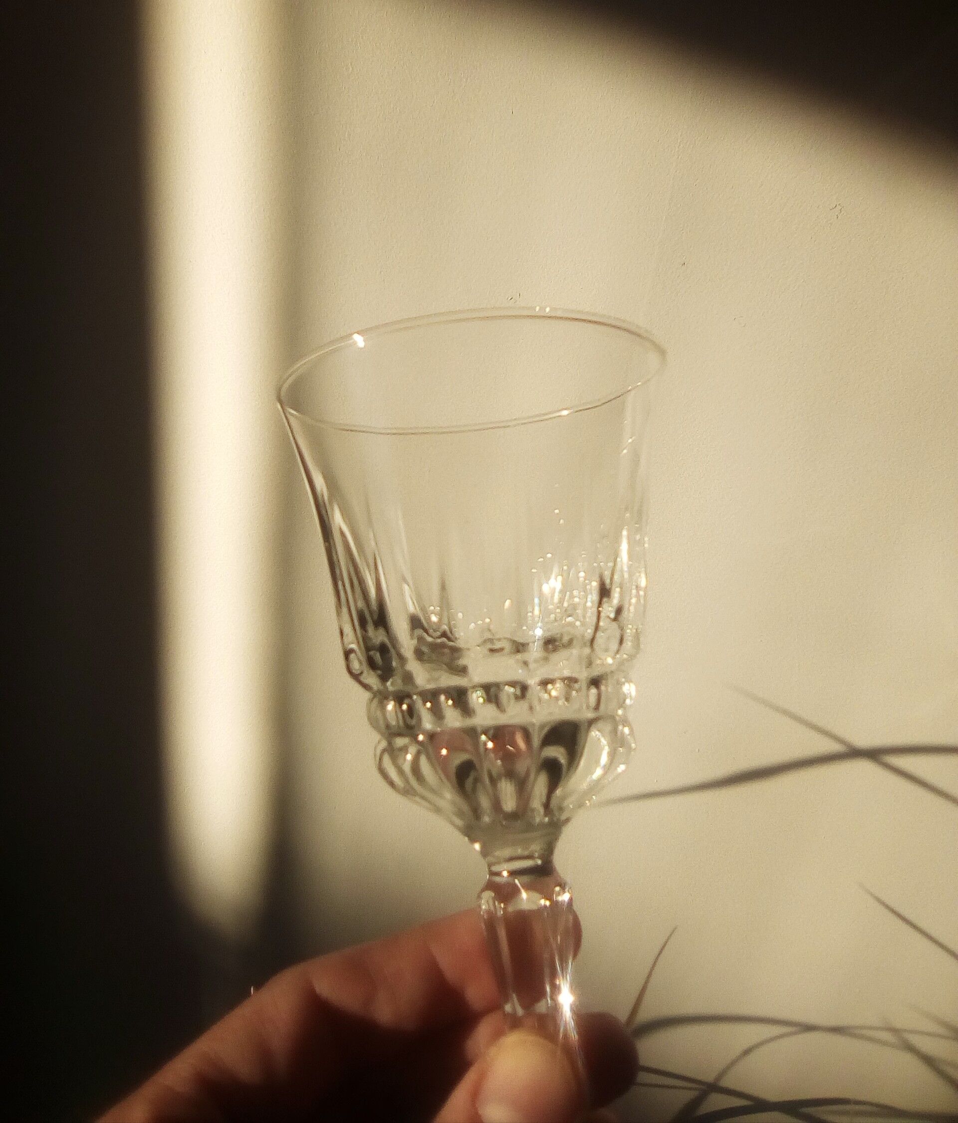 Lot of 11 crystal glasses