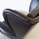 Howard Keith pair of black leather armchairs for HK Furniture
