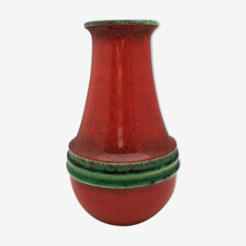 Vase de poterie Jasba Keramik années 1960