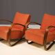 Fauteuils ART DECO H269 de Jindřich Halabala, années 1930, lot de 2